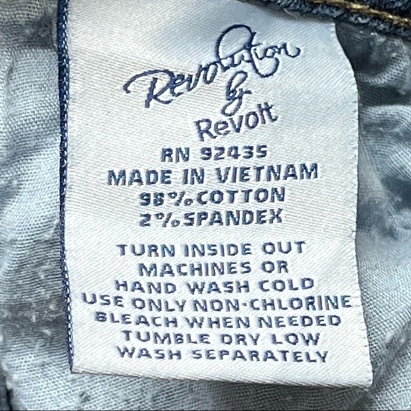 Revolution by Revolt Patchwork Skinny Jeans - Picture 3 of 4